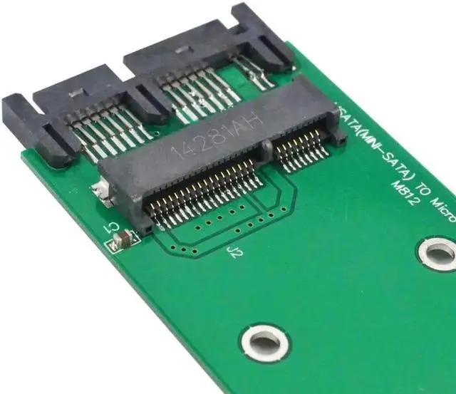 Alt view image 6 of 6 - msata to Micro Sata SSD 1.8" to 2.5" SATA Converter Adapter Mini sata to M Sata SDD PCI-E to MSata