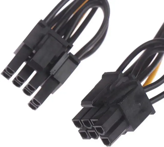 Alt view image 4 of 6 - 1pc 15pin SATA Male to 8pin(6+2) PCI-E Power Supply Cable 20cm SATA Cable 15-pin to 8 pin cable Wire for Graphic Card