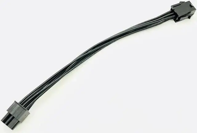 Alt view image 5 of 6 - Modular Power Supply Cables 6 Pin to 6 PIN PCI Express Extension Cable Sleeved Cable PC Graphics Card Power Cable Connector 20cm