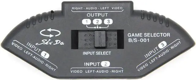 Alt view image 2 of 4 - Audio Video AV RCA Switch Splitter Selector 3 to 1 RCA Composite AV Cable for STB TV DVD Player for XBOX PS2