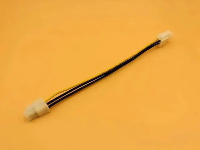 Main image of 20cm 4 Pin Male to 4Pin Female PC CPU Power Supply Extension Cable Cord Adapter Motherboard 8Inch ATX P4 Power Cable for Desktop