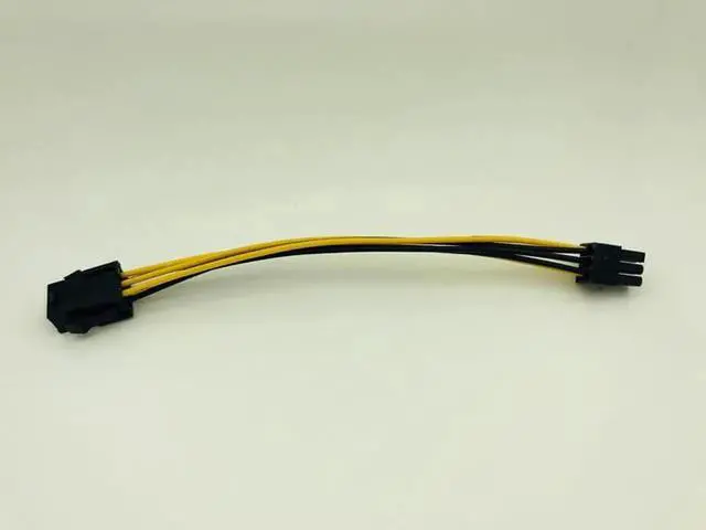 Alt view image 5 of 6 - 6Pin to 6Pin Power Cable Graphics Card Power PCIE Extension Cable 6 Pin Connector Male to Female Power Adapter Supply for Mining