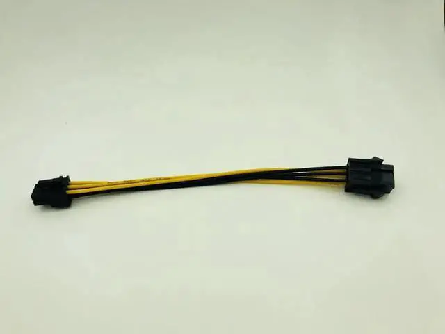 Alt view image 4 of 6 - 6Pin to 6Pin Power Cable Graphics Card Power PCIE Extension Cable 6 Pin Connector Male to Female Power Adapter Supply for Mining