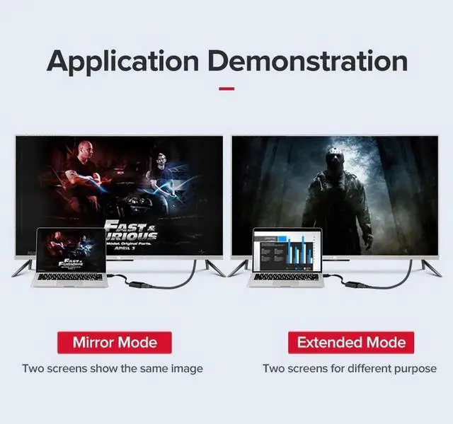 Alt view image 6 of 6 - Ugreen HDMI to VGA Adapter for PS4 Pro Raspberry Pi 3 2 Chromebook TV HDMI VGA Cable Digital Analog Audio VGA to HDMI Converter