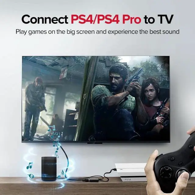 Alt view image 2 of 6 - Ugreen HDMI to VGA Adapter for PS4 Pro Raspberry Pi 3 2 Chromebook TV HDMI VGA Cable Digital Analog Audio VGA to HDMI Converter