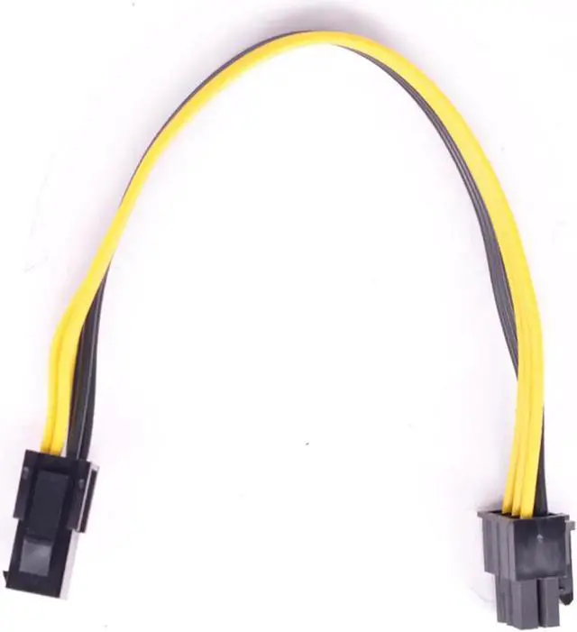 Alt view image 4 of 4 - PCI-e 6Pin Male to CPU 4Pin Female Power Conversion Cable ATX 12V 4Pin to PCI express 6 Pin Power Supply Cable 18AWG