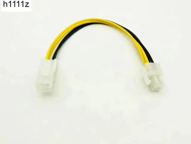 Main image of 20cm 8Inch ATX 4 Pin Male to 4Pin Female PC CPU Power Supply Extension Cable Cord Adapter Motherboard P4 Power Cable for Desktop