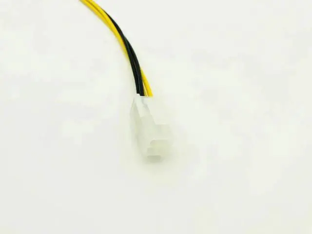 Alt view image 4 of 6 - 20cm 8Inch ATX 4 Pin Male to 4Pin Female PC CPU Power Supply Extension Cable Cord Adapter Motherboard P4 Power Cable for Desktop