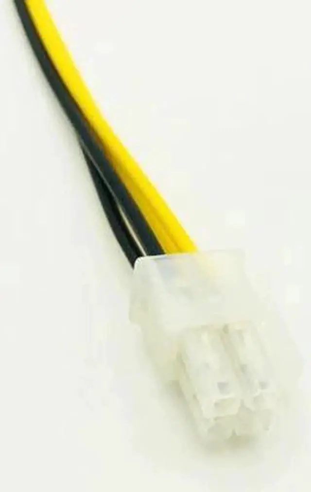 Alt view image 5 of 6 - 20cm 8Inch ATX 4 Pin Male to 4Pin Female PC CPU Power Supply Extension Cable Cord Adapter Motherboard P4 Power Cable for Desktop