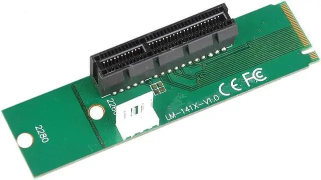 Alt view image 6 of 6 - 1Pcs adapter m2 pcie M.2 NGFF SSD Male to PCI-e Express 4X Female m2 to pci-e Converter Adapter Card