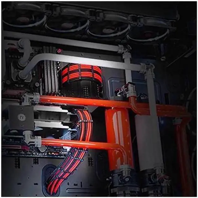 Alt view image 4 of 6 - 24 Pieces Set = 24-pin x 4, 8-pin x 12, 6-pin x 8 Cable Comb for 3 mm Cable Gesleeved Up To 3.4 mm/0.13inch) Black