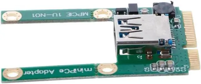 Alt view image 5 of 5 - 1 Set Mini PCI-E PCI-Express Card To USB 2.0 Male Converter Adapter Card USB 2.0 to Mini PCI E Adapter Converter With Screws