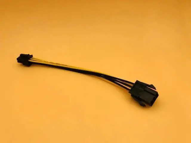 Alt view image 2 of 6 - PCIE 6Pin Male to 6Pin Female Power Supply Cable Graphics Card Power Extension Cable 6 Pin Connector Power Adapter for Mining