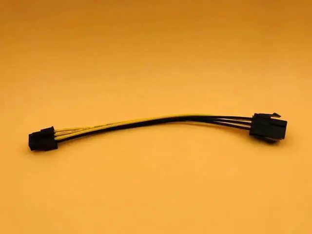 Alt view image 6 of 6 - PCIE 6Pin Male to 6Pin Female Power Supply Cable Graphics Card Power Extension Cable 6 Pin Connector Power Adapter for Mining