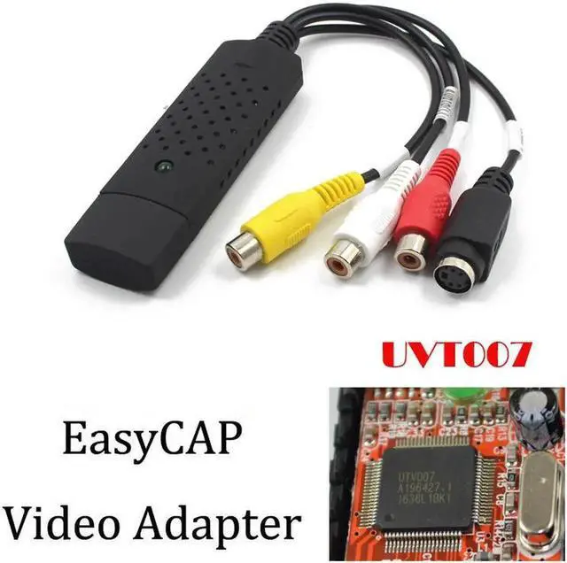 Alt view image 2 of 6 - 2018 Easycap Pro USB 2.0 Video Easycap TV DVD VHS Capture Card Audio AV Adapter for Computer