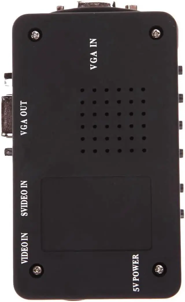 Alt view image 2 of 6 - BS Plug BNC To VGA Video Converter For PC Laptop TV RCA Composite S-Video AV In To PC VGA LCD Out Converter Adapter Switch Box