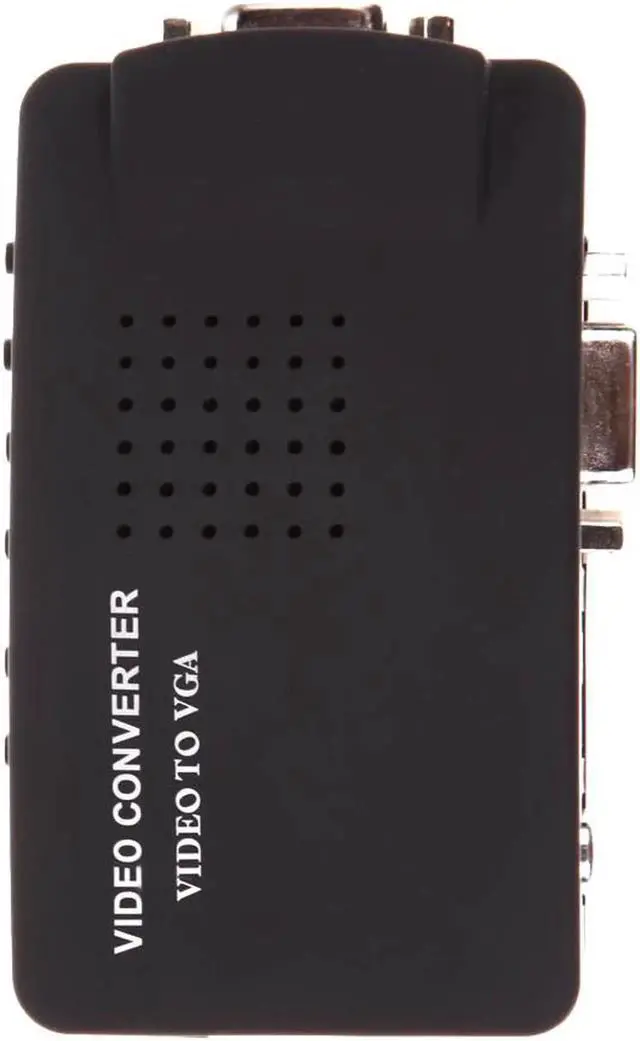 Alt view image 5 of 6 - BS Plug BNC To VGA Video Converter For PC Laptop TV RCA Composite S-Video AV In To PC VGA LCD Out Converter Adapter Switch Box