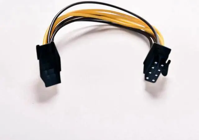 Alt view image 3 of 5 - 6 Pin Feamle to 8 Pin Male PCI Express Power Converter Cable CPU Video Graphics Card 6Pin to 8Pin PCIE Power Cable