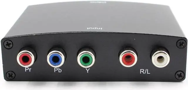 Alt view image 6 of 6 - 4K HDMI to 5RCA RGB Component YPbPr Video+R/L Audio to HDMI Adapter Converter HD TV DVD US EU UK AU Plug