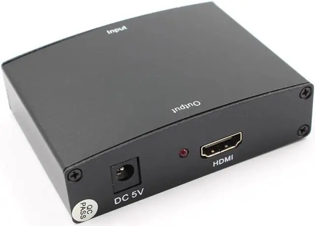 Alt view image 5 of 6 - 4K HDMI to 5RCA RGB Component YPbPr Video+R/L Audio to HDMI Adapter Converter HD TV DVD US EU UK AU Plug