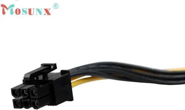 Alt view image 5 of 6 - Advanced for SATA Power Cable 15 Pin To 6 Pin PCI EXPRESS PCI-E Graphics Converter Adapter Video Card Power Cable 1PC
