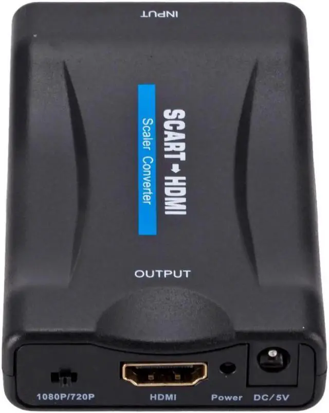 Alt view image 5 of 5 - SCART To HDMI 1080P Video Audio Upscale Converter Adapter for Sky Box STB Plug and Play with DC Cable for HD TV DVD