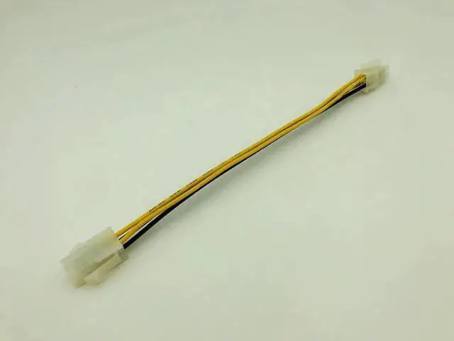 Alt view image 2 of 6 - 8Inch 4 Pin Male to 4Pin Female ATX PC CPU Power Supply Extension Cable Cord Adapter Motherboard P4 Power Cable for Desktop 20cm