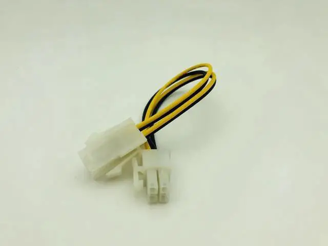 Alt view image 4 of 6 - 8Inch 4 Pin Male to 4Pin Female ATX PC CPU Power Supply Extension Cable Cord Adapter Motherboard P4 Power Cable for Desktop 20cm