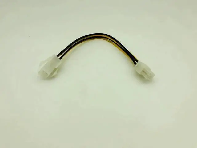 Alt view image 3 of 6 - 8Inch 4 Pin Male to 4Pin Female ATX PC CPU Power Supply Extension Cable Cord Adapter Motherboard P4 Power Cable for Desktop 20cm