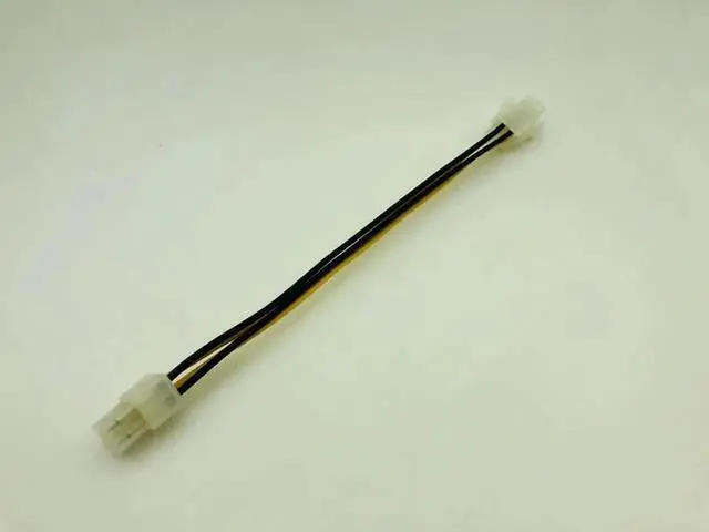 Main image of 8Inch 4 Pin Male to 4Pin Female ATX PC CPU Power Supply Extension Cable Cord Adapter Motherboard P4 Power Cable for Desktop 20cm