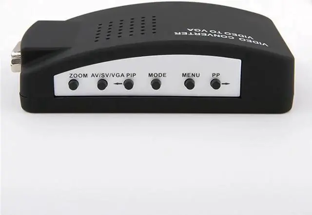 Alt view image 3 of 5 - BNC to VGA Video Converter S-video Input to PC VGA Out Adapter Digital Switcher Box For PC TV Camera DVD DVR