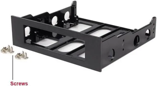 Alt view image 2 of 4 - 3.5 to 5.25 Floppy to Optical Drive Bay Mounting Bracket Converter for Front Panel,Internal Hub,Card Reader,Fan Speed controller