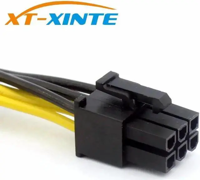Alt view image 4 of 5 - PCIE 6Pin to 6Pin Power Supply Cable Extension Adapter 6Pin Extender Miner Cable Male to Male Wire Cord 20cm for PC Mining