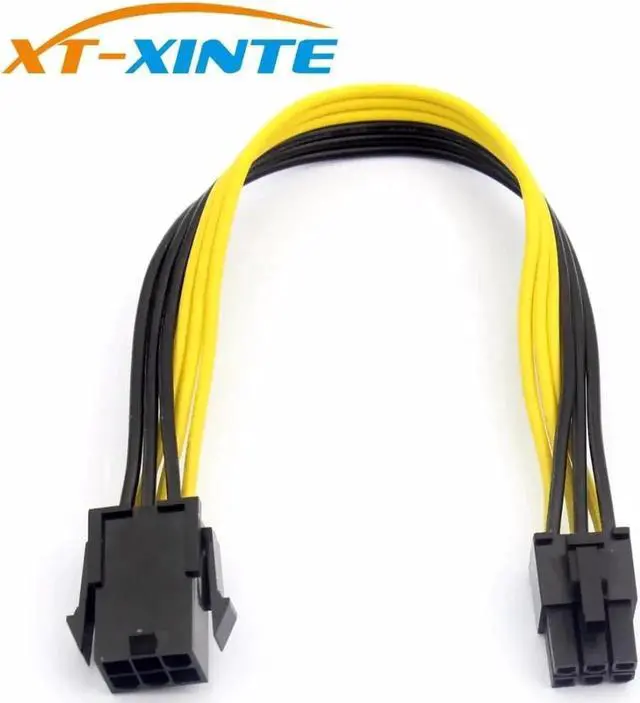 Alt view image 2 of 5 - PCIE 6Pin to 6Pin Power Supply Cable Extension Adapter 6Pin Extender Miner Cable Male to Male Wire Cord 20cm for PC Mining