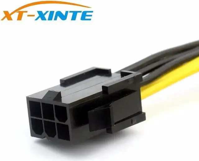 Alt view image 3 of 5 - PCIE 6Pin to 6Pin Power Supply Cable Extension Adapter 6Pin Extender Miner Cable Male to Male Wire Cord 20cm for PC Mining