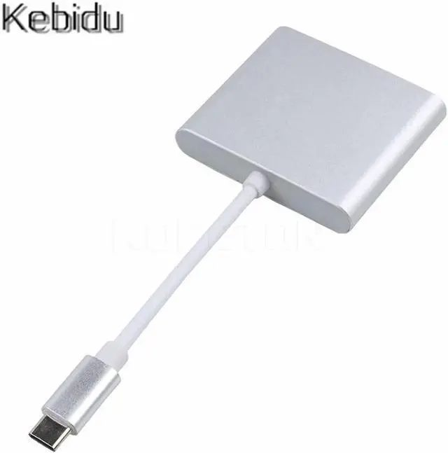 Alt view image 4 of 6 - Professional HDMI Cable Adapter USB Type C To HDMI USB 3.0 Converter USB-C 3.1 4K Adapter Male to Female for Mac Air TV