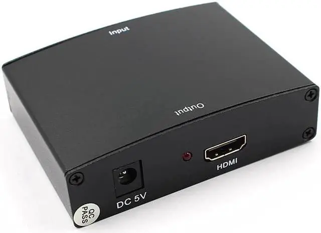 Alt view image 6 of 6 - RGB Component (YPbPr) Video + R/L Audio Adapter Converter HD TV to HDMI 1080P
