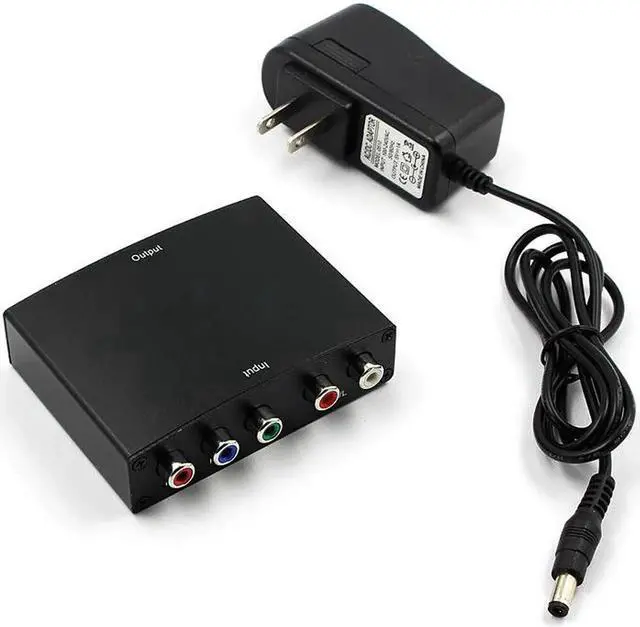 Main image of RGB Component (YPbPr) Video + R/L Audio Adapter Converter HD TV to HDMI 1080P