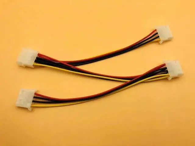 Alt view image 4 of 6 - 4Pin Power Cable One 4Pin Molex Male to 3 Port Molex IDE Female Power Supply Splitter Adapter Computer 4Pin IDE Power Cord