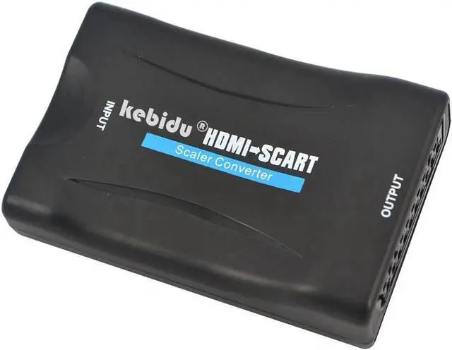 Alt view image 6 of 6 - 1080P HDMI to scart Adapter Video Audio HDMI Converter scart Adapter HDMI 1.3 scart For HD TV DVD Box EU Plug