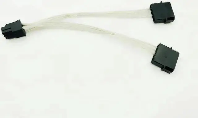 Alt view image 5 of 6 - 2*4 Pin Molex IDE to 6Pin PCI E Graphic Card Power Supply Cable Adapter PC Video Card Connector Cable Converter Cord for Mininig