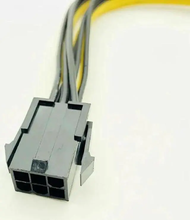 Alt view image 6 of 6 - Computer Cable & Connectors PCI Express PCIE 6 Pin to Dual 6Pin VGA Graphics Card Video Card Adapter Power Supply Cable 20cm