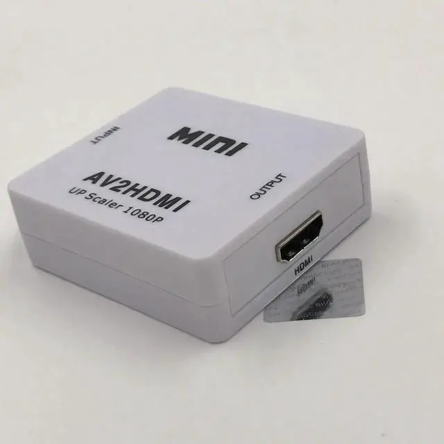 Alt view image 5 of 6 - AV to HDMI Converter RCA to HDMI Aapter 720P 1080P CVBS L/R Female to Female Adapter for PC DVD HDTV 1Pcs