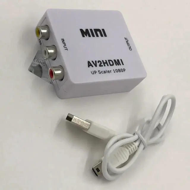 Main image of AV to HDMI Converter RCA to HDMI Aapter 720P 1080P CVBS L/R Female to Female Adapter for PC DVD HDTV 1Pcs