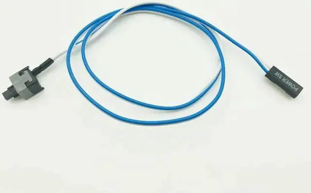 Alt view image 6 of 6 - 10Pcs 2Pin 50cm SW PC Power Cable on/off Push Button ATX Computer Switch Wire Power SW Switch Cable Re start Cord for BTC Mining