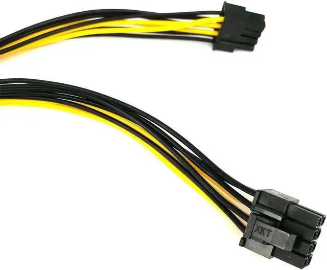 Alt view image 2 of 6 - Computer Accessories 25cm PCI-e 8pin to Dual 8Pin/ PCIE 8pin-2x(6+2pin) Graphics Video Card Power Cable PCI-E L0313