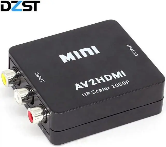 Main image of Mini AV to HDMI Video Converter Box AV2HDMI RCA AV HDMI CVBS to HDMI Adapter for HDTV TV PS3 PS4 PC DVD Xbox Projector