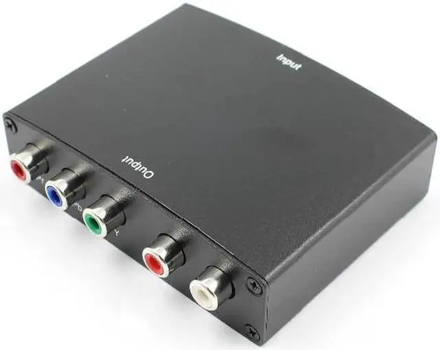 Alt view image 3 of 6 - 4K HDMI to 5RCA RGB Component YPbPr Video + R/L Audio Adapter Converter For HD TV DVD P.25