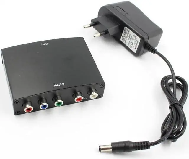 Alt view image 4 of 6 - 4K HDMI to 5RCA RGB Component YPbPr Video + R/L Audio Adapter Converter For HD TV DVD P.25