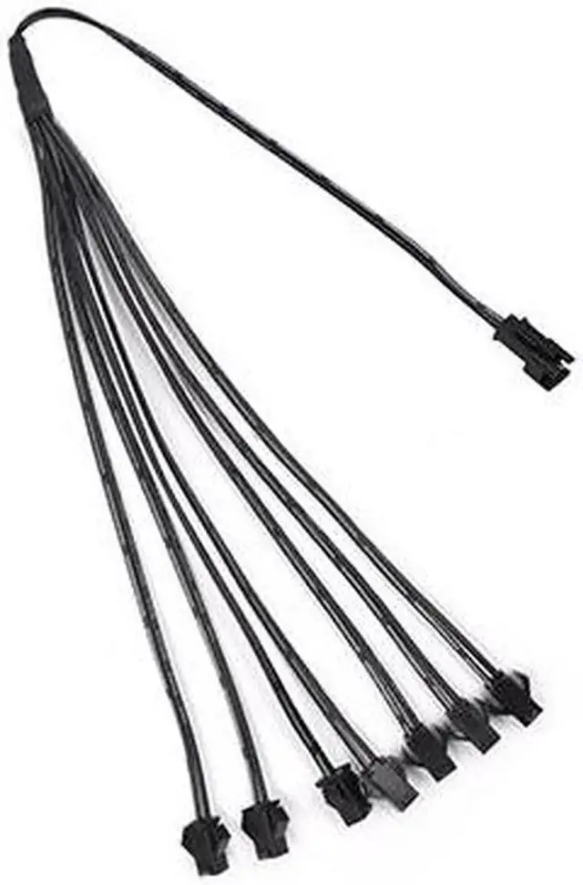 Main image of 2Pin jst Splitter 1 to 7 EL Wire Connector for One Inverter Connect Male to Female Connector SM Leadwire Cable for EL Wire Neon Light